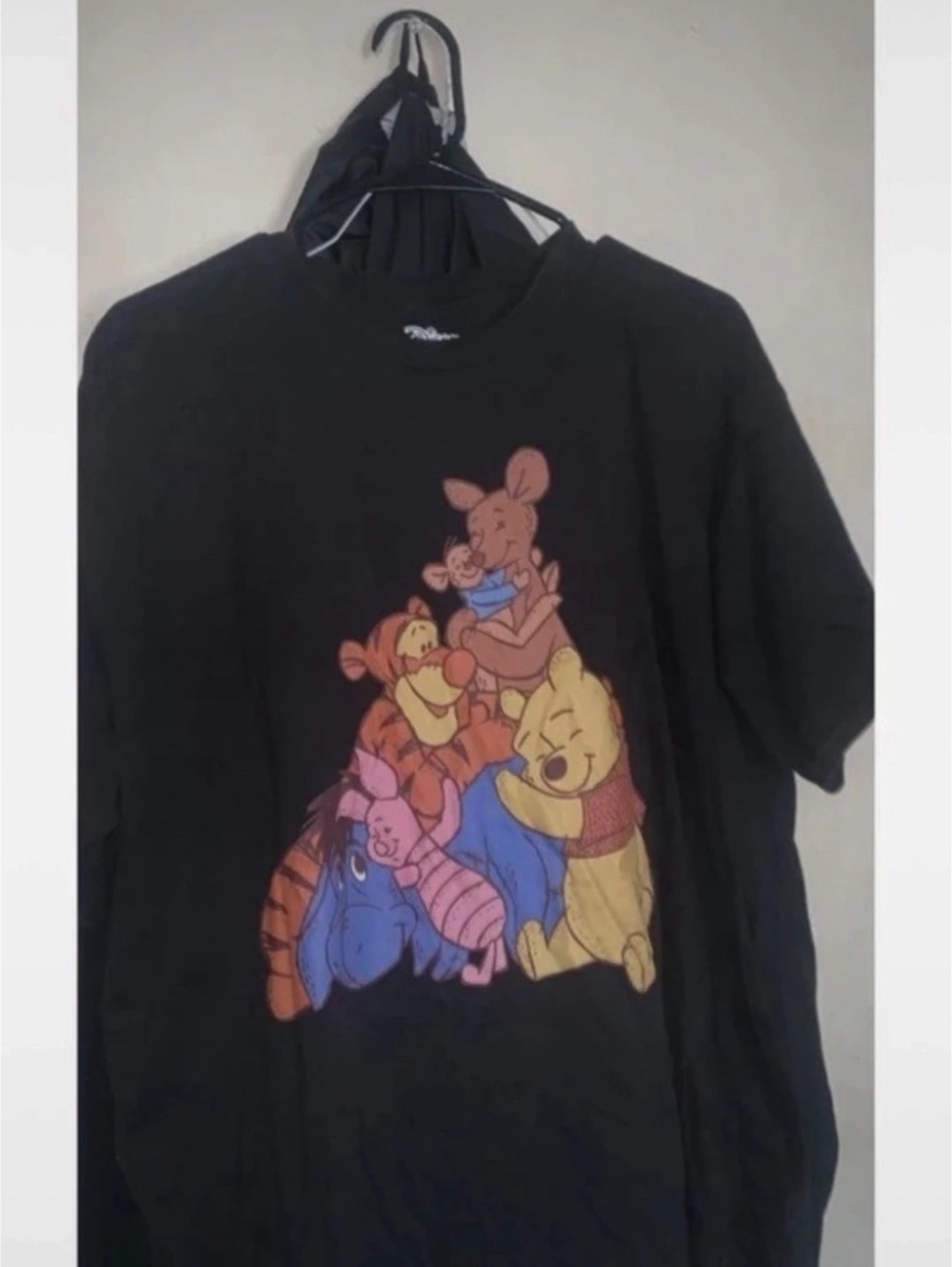 Disney Winnie the Pooh Graphic Tee in Black & Multicolor
